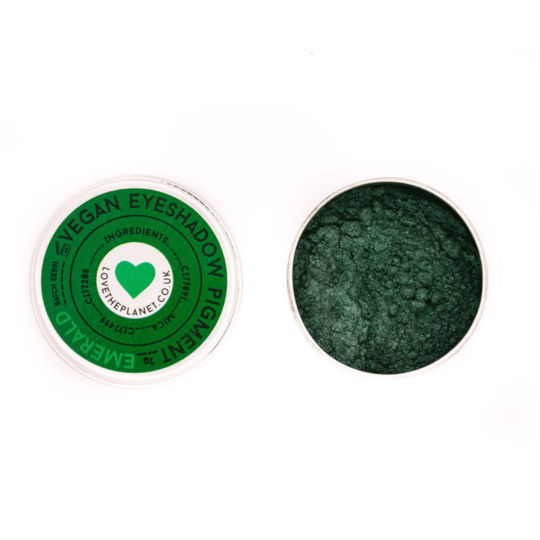 Love The Planet Mineral Eyeshadow - Emerald - Life Before Plastik